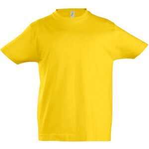 SOLS Kids Unisex Imperial Heavy Cotton Short Sleeve T-Shirt / Gold